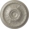Ekena Millwork Stockport Ceiling Medallion (Fits Canopies up to 6 1/4"), Hand-Painted Pearl White, 28"OD x 2 3/4"P CM28STPWS - alternate 1